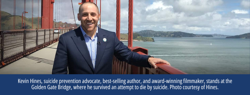 Kevin Hines on the Golden Gate Bridge